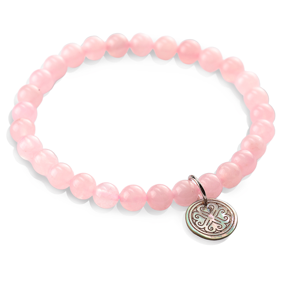 quarzo rosa bracciale