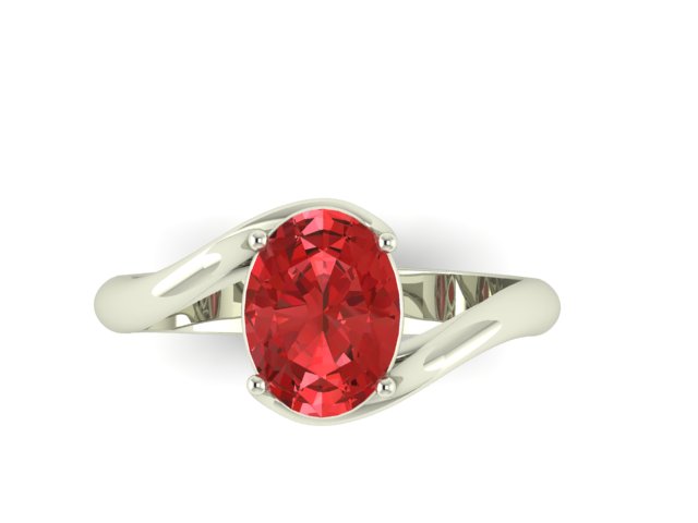 Anello con tormalina rosa - immagine 6