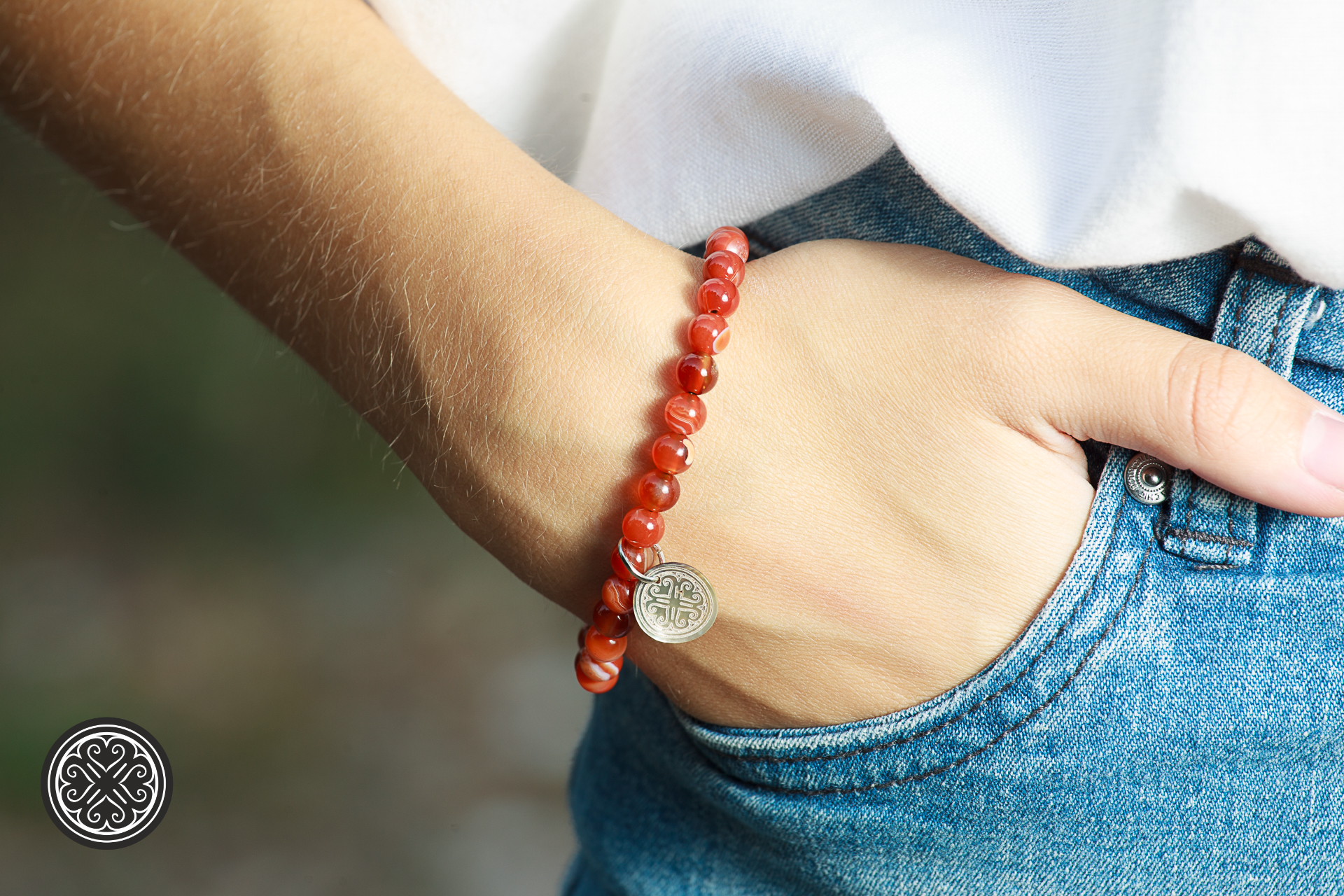Bracciale in corniola - immagine 5
