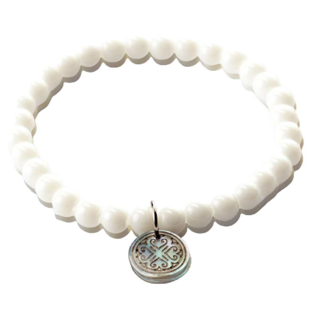 agata bianca bracciale